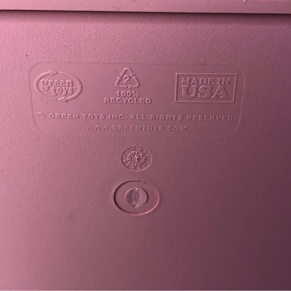 Green Toys Recycled Pink Toy Box Caddy No Accessories Tools Not Included - Picture 5 of 6